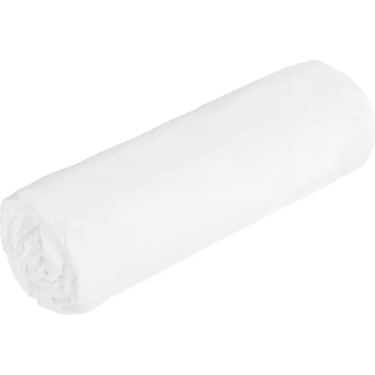 Vente-unique - Spannbettlaken - 160 x 200 cm - Satin 108 Fäden/cm² - Höhe 30 cm - Weiß - TALORA von PALACIO