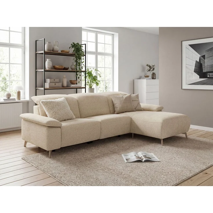Musterring Ecksofa MR 370, intelligenter Komfort im modernen Design, Optionale Relaxfunktion, flexible Kopfteile & klappbare Armlehnen – Bild 2