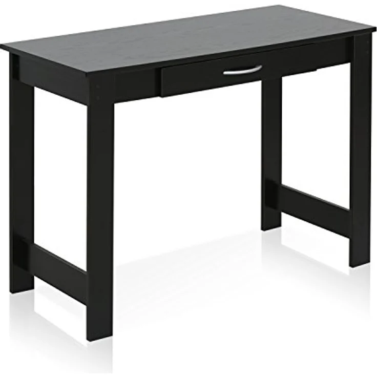 Furinno JAYA Schreibtisch, PC-Tisch mit Schublade, Schwarz, 99.6 (B) x 73.7 (H) x 44.5 (D) cm – Bild 8