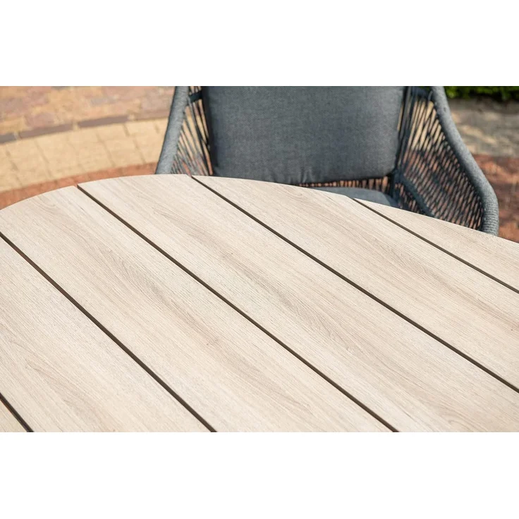 Gardissimo ARMATI Nonwood Alu-Gartentisch Gartenmöbel 148cm (rund) – Bild 7