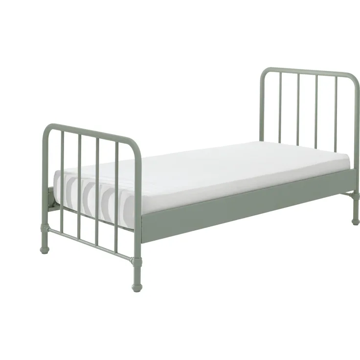 Vipack 'BRONXX' Metallbett, Olivgrün matt, 90x200 cm