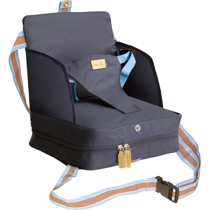 roba Boostersitz mit erhöhten Seitenteilen - für daheim und unterwegs - Dunkelblau