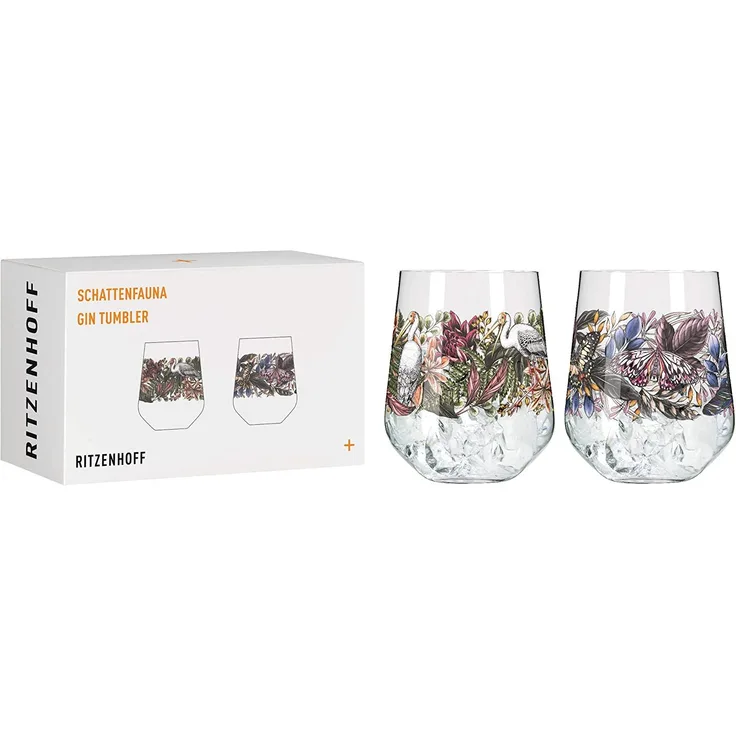 Ritzenhoff 3701001 Gin Tumbler 2er-Set 001 SCHATTENFAUNA Maggie Enterrios 2021