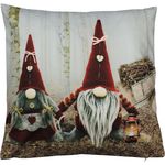 Haus und Deko Tischdecke Kissenbezug 40x40 cm Weihnachten Kissen Deko Samt (1-tlg)