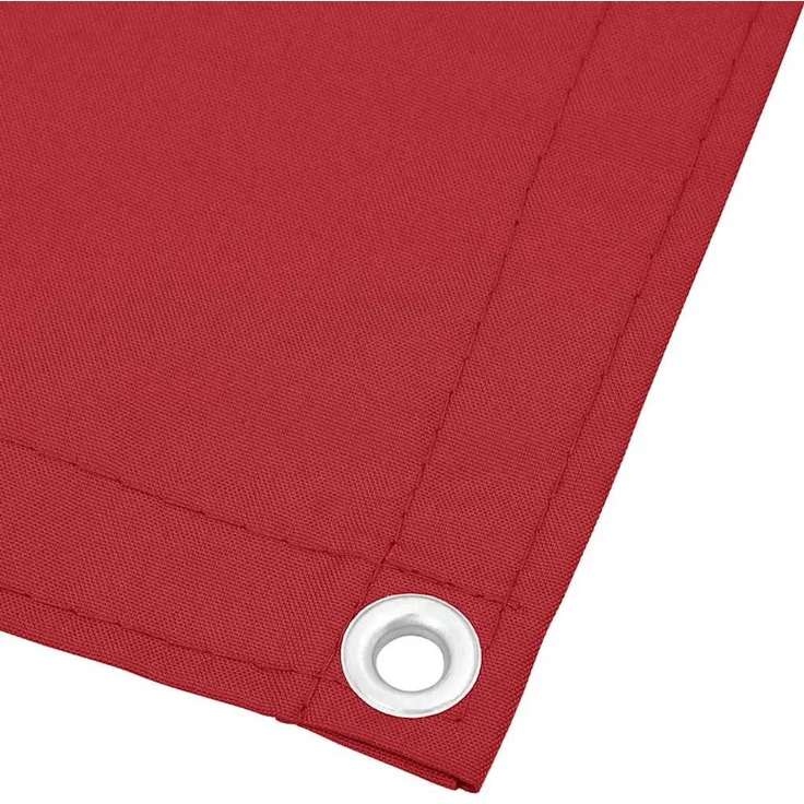 vidaXL Balkon-Sichtschutz Rot 120x700 cm 100% Polyester-Oxford 42002135 – Bild 4