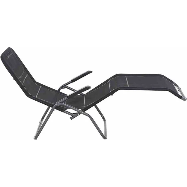 Siena Garden Sonnenliege ANCO, 144 x 72,5 x 103,5 cm J40966 schwarz – Bild 6