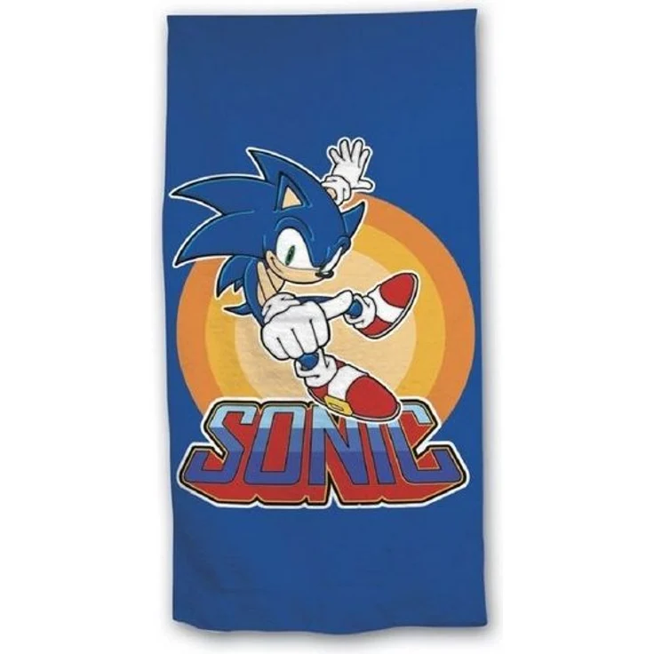 Sonic Strandtuch – Großes Handtuch 140x70 cm für Strand, Pool und Bad – Bild 2