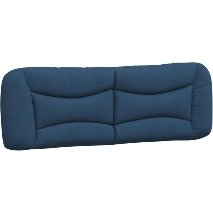 vidaXL Kopfteil-Kissen Blau 160 cm Stoff – Bild 7