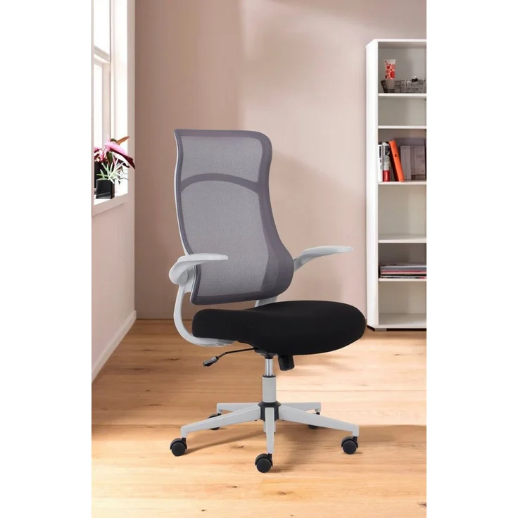 INOSIGN Bürostuhl Toico, Design-Schreibtischstuhl, ergonomische Rückenlehne, Lendenwirbelstütze & klappbaren Armlehnen – Bild 5