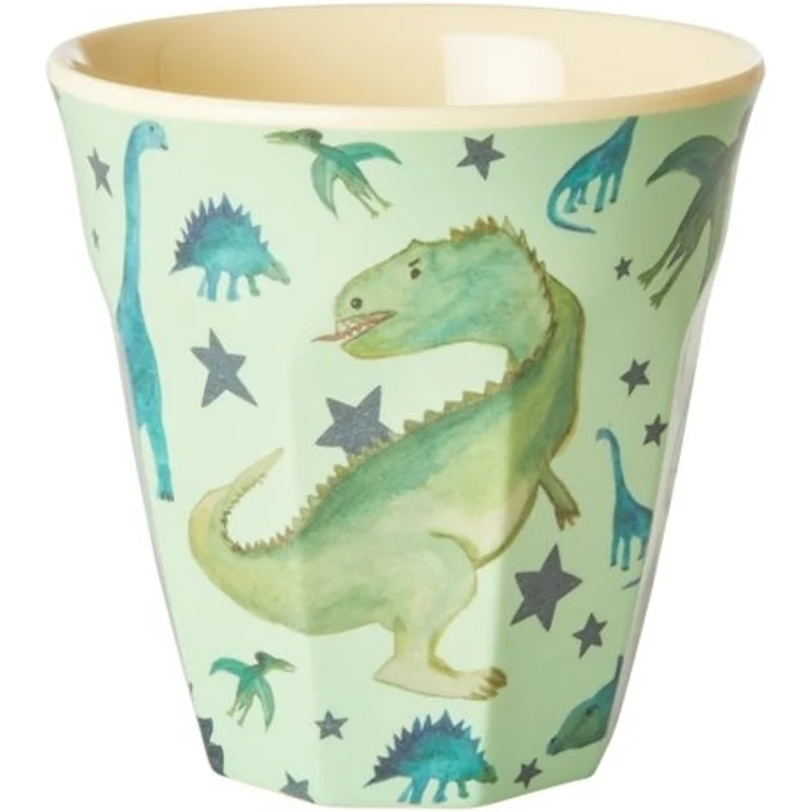 Rice Dino Print Melamin Becher Medium – Bild 2