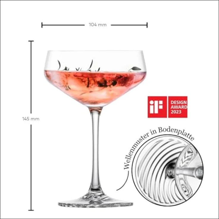 Zwiesel Glas ECHO Cocktailschale 277 ml 4er Set – Bild 9