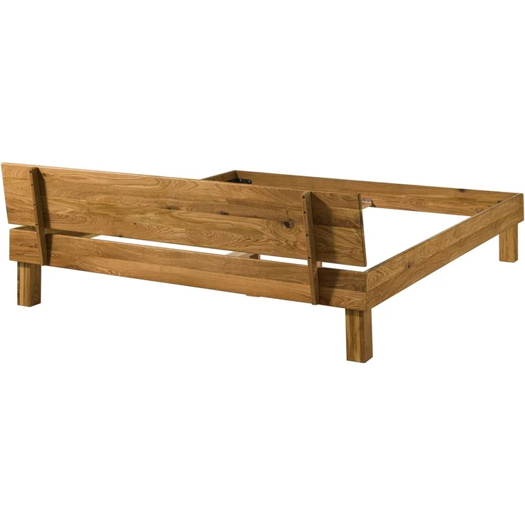 Bett Wildeiche 200 x 200 x 70 natur geölt TomMe #107 – Bild 10
