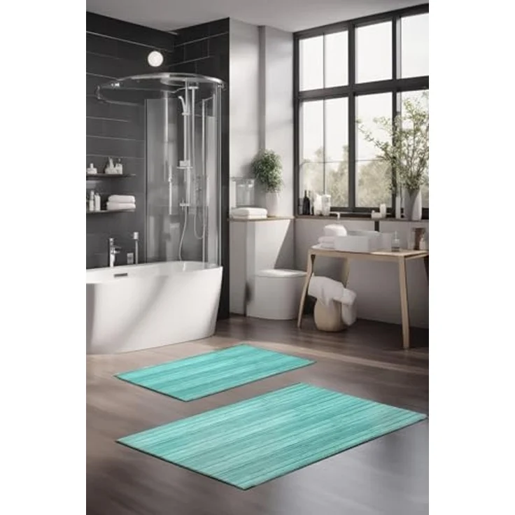 Mijolnir 'CT-5249' Badematten-Set (2-teilig), Mehrfarbig – Bild 1