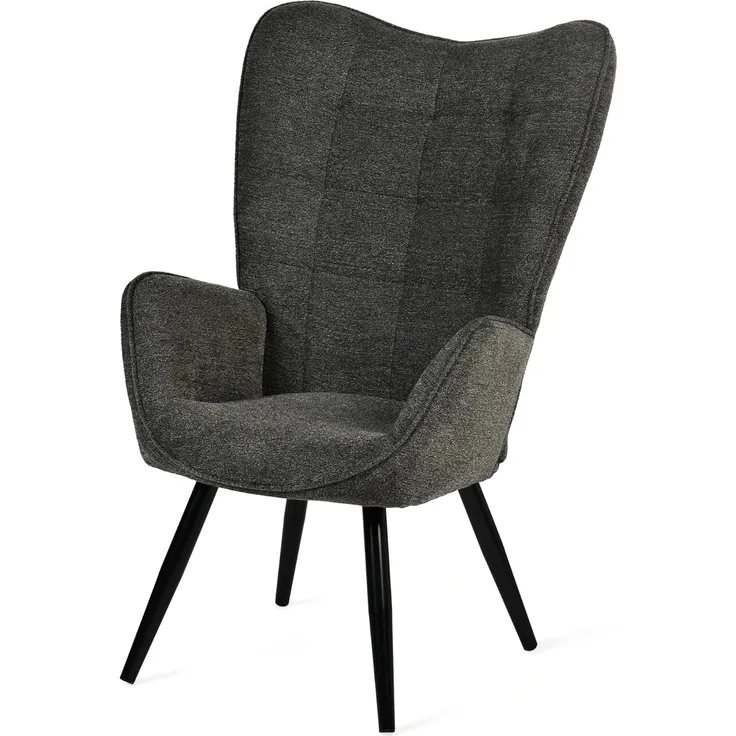 MEUBLE COSY Sessel Relaxsessel Lehnstühle Polstersessel Einzelsofa mit Metallbeinen Ohrensessel für Wohnzimmer Schlafzimmer Büro Vanity, Stoff