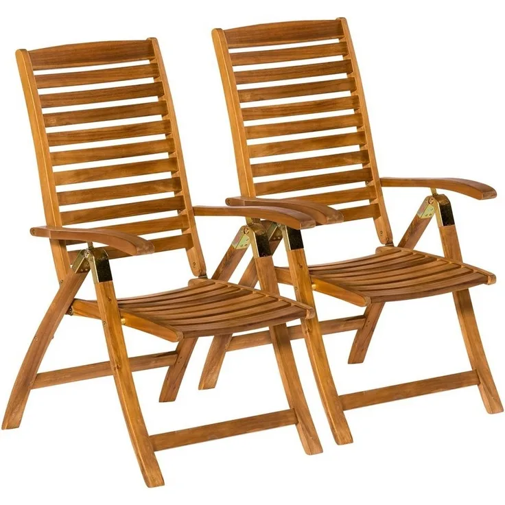 MERXX Gartenstuhl Paraiba (Set, 2 St), 2er Set, Akazienholz, verstellbar