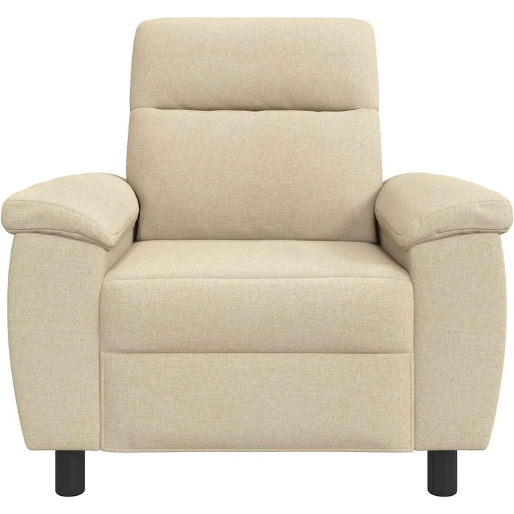 vidaXL Sofa Creme 95 x 90 x 95 cm Stoff 42040902 – Bild 2