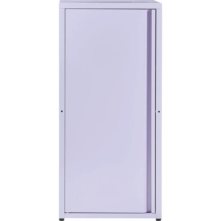 [en. casa] 'Burlöv' Metallschrank, Stahl, 88 x 40 x 35 cm, Violett – Bild 5