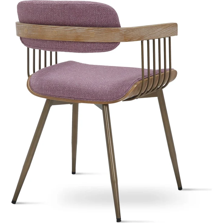 Polsterstuhl 51 x 53 x 78 violett JANINA #01 – Bild 10