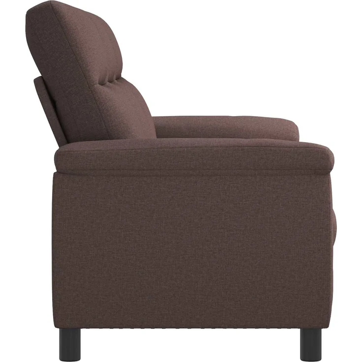 vidaXL Sofa Dunkelbraun 214 x 90 x 95 cm Stoff 42040968 – Bild 4