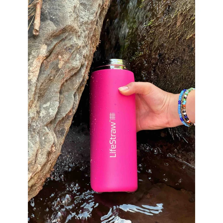 LifeStraw Go Steel 700ml (orchid pink) – Bild 5