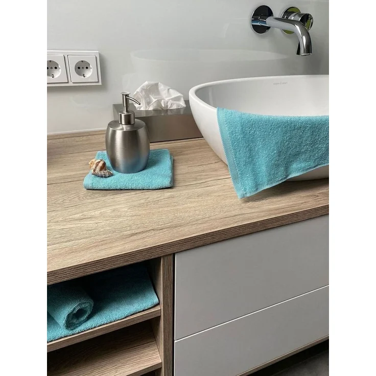 ZOLLNER Gästehandtücher, Walkfrottier (10-St), 30 x 50 cm, 100% Baumwolle, alle Farben bis 95°C waschbar – Bild 2