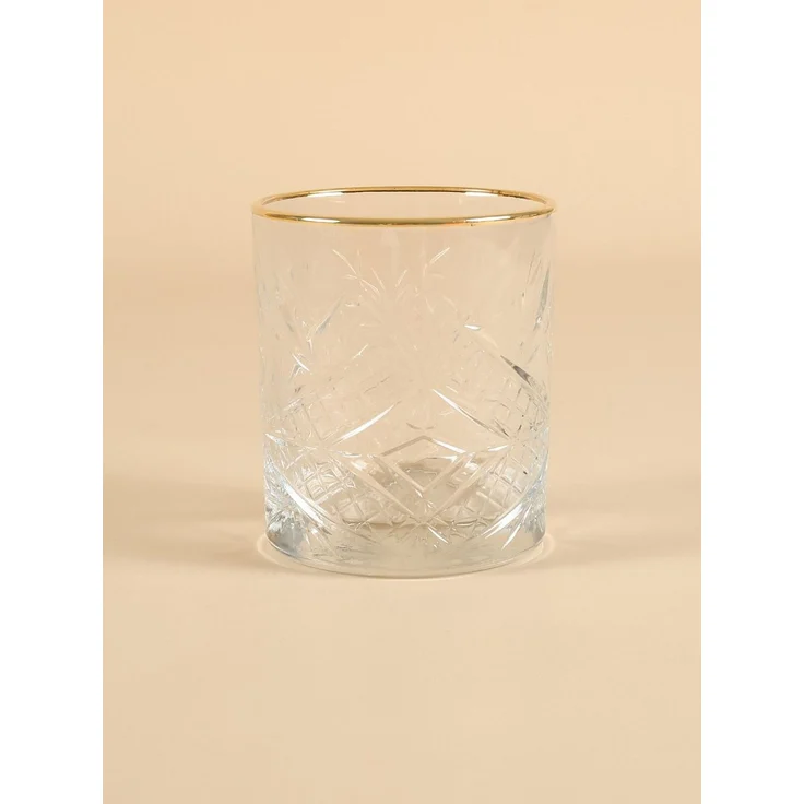 Hermia Concept 'Lumiere 350' Gläser-Set (4-teilig), Gold / Transparent, 8,5 x 8,5 x 9,9 cm, 350 ml – Bild 4