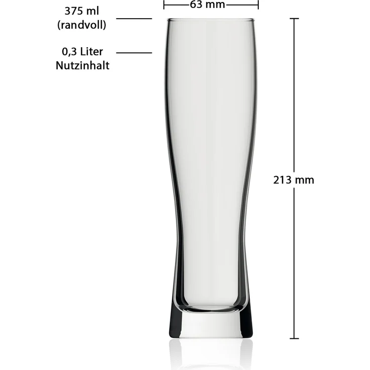 Rastal Monaco Slim Weizenbierglas 0,3 l 120er Set – Bild 2