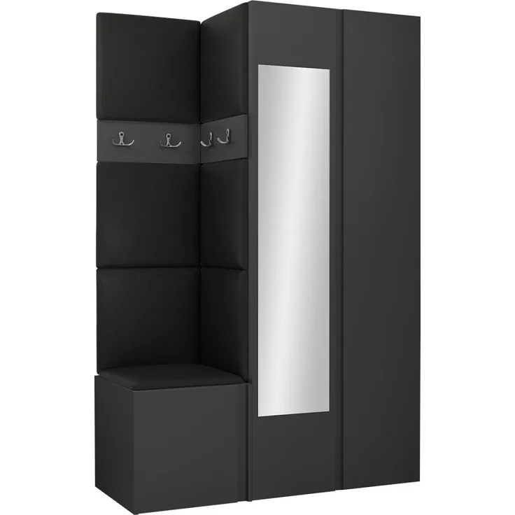 Garderoben-Set Monati XXVI (Farbe: Graphit, Soft 011)