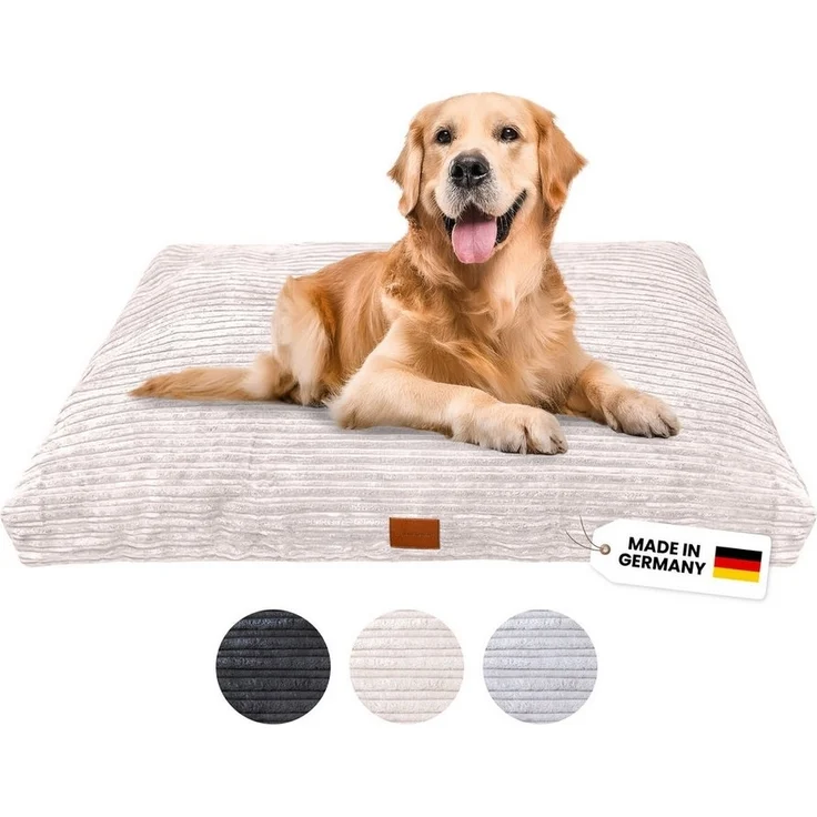 Wahre Tierliebe Tierbett Cozy, kuschliges Hundebett, orthopädisch, waschbar, pflegeleicht, verschiedene Größen & Farben, extra weiches Material, wasserabweisend – Bild 5