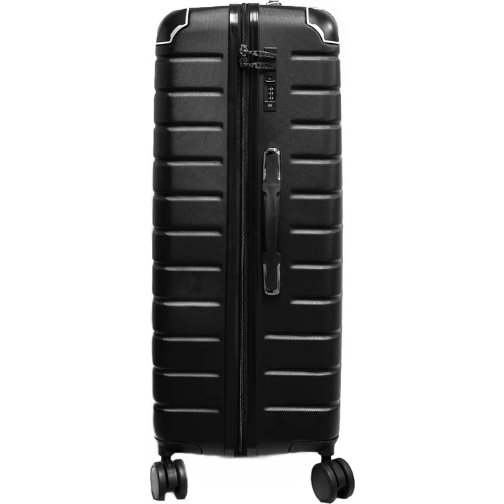 3 Tlg. Reisekoffer- Set mit 4 Räder 360° drehbar, Hartschale mit Kantenschutz Schwarz – Bild 5