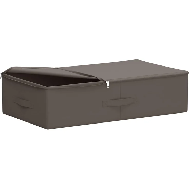 vidaXL Aufbewahrungsbox 24 stk. Vliesstoff 70 x 40 x 18 cm 50,4 L Grau 42024637 – Bild 4