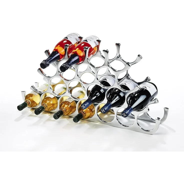 Kobolo Weinregal Flaschenhalter CIRCLE aus Metall für 22 Flaschen – Bild 1
