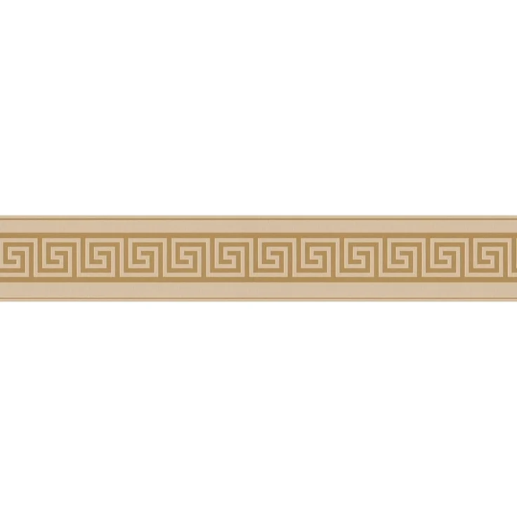 A.S. Création Bordüre Only Borders 11, strukturiert, Motiv, geometrisch, grafisch, Tapete Bordüre Geometrische Bordüre Metallic Borte Wohnzimmer Flur – Bild 1