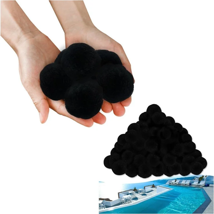 FIVMEN Filterbälle Pool Filter Balls für Sandfilteranlage Filtermaterial Polysphere, (1-St), Poolfilter ersetzen 25 kg Filtersand für Pool Sandfilter – Bild 1
