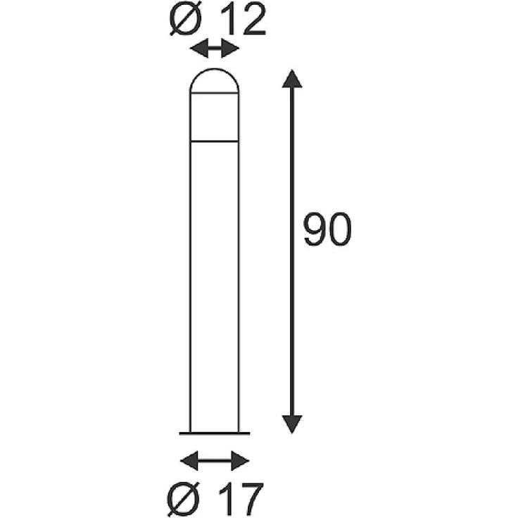 SLV No. 231475 C-POL Stehleuchte anthrazit E27 max. 24W – Bild 3