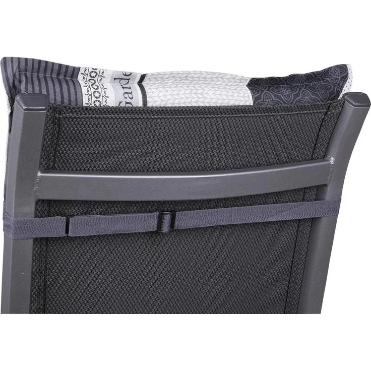 GO-DE Mittellehner-Auflage 110x50x7 cm grau Sitzkissen Sitzpolster Sitzauflage – Bild 5