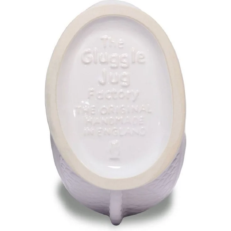 Gluckigluck Wasserkaraffe, (Original Gluggle Jug aus England), mit Gluckergeräusch, handgefertigt, ikonisches Fisch-Design, 1,2 L – Bild 3