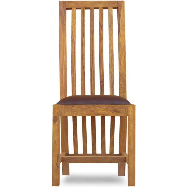 Stuhl Sheesham braun geölt NATURE BROWN #802 – Bild 4