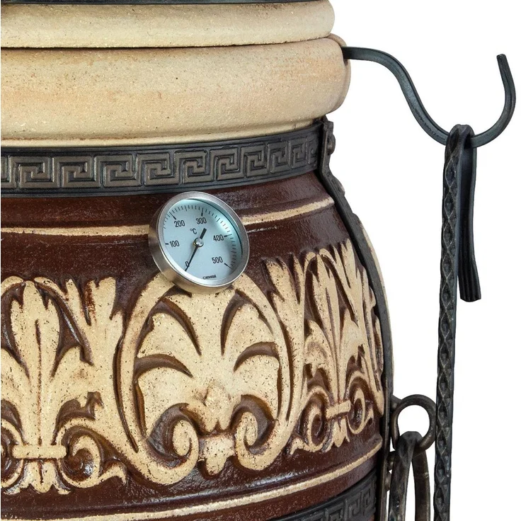 Tandoor Salam aus Schamott mit Zubehör Classic 7-teilig – Bild 7