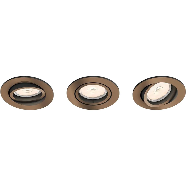DONEGAL recessed copper 3xNW 230V
