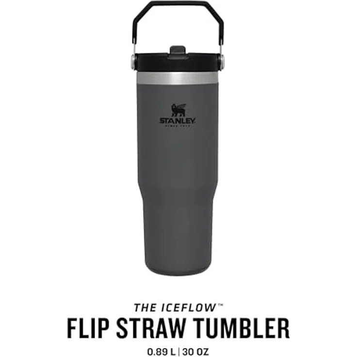 Stanley Classic Iceflow Trinkbecher 0,89 l Charcoal Grey – Bild 3