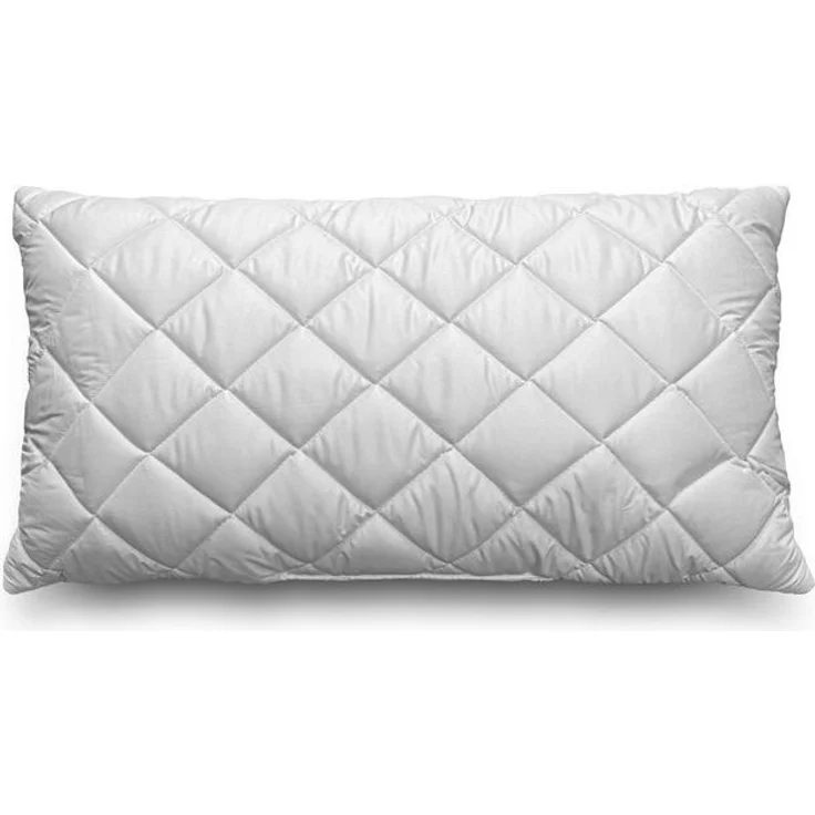 John Cotton Microfaserkissen Vegan, Anna, 40x80, 80x80, tierfreundlich und luxuriös, Füllung: 100% Polyester, Bezug: Microfaser (100% Polyester), Bauchschläfer, Rückenschläfer, Seitenschläfer, Hochwertige, hypoallergene Füllung. Atmungsaktiv und pflege... – Bild 2