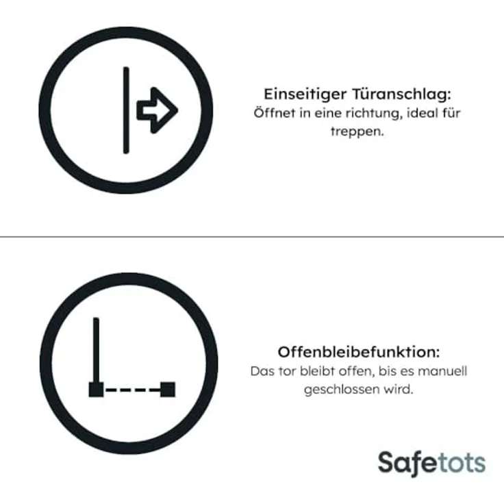 Bettacare Haustiergitter mit Verriegelbarer Katzenklappe, 75cm - 84cm, Schiefergrau, 104cm in der Höhe, Extra Hohes Haustier Sicherheitsgitter mit Katzenklappe, Einfache Installation – Bild 7