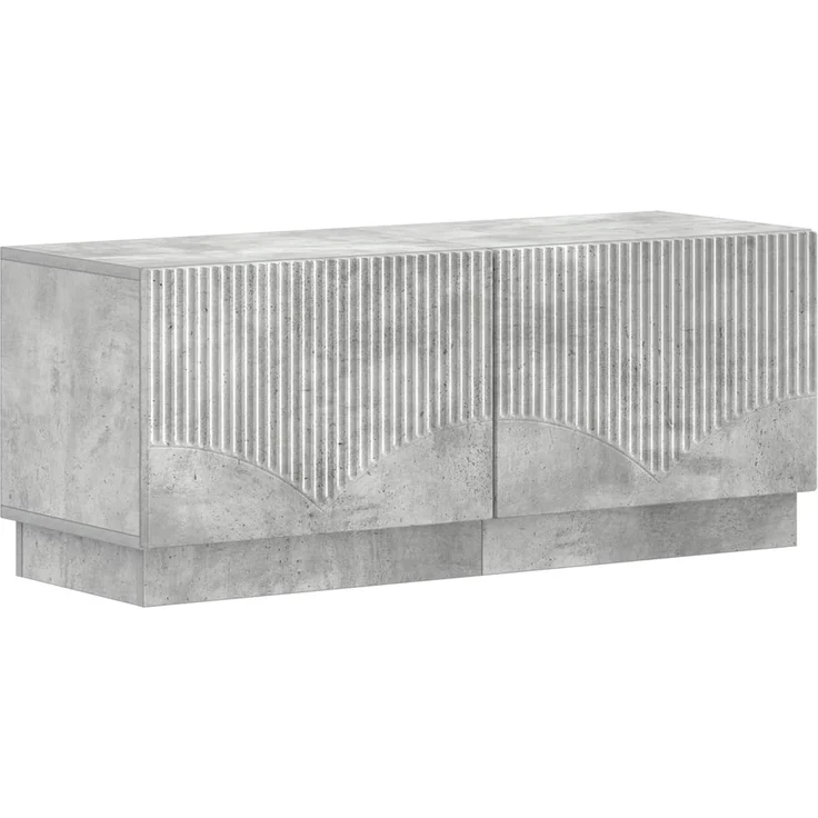 vidaXL LED-TV-Schrank HOORN 3 stk. Betongrau Holzwerkstoff 3416842 – Bild 4