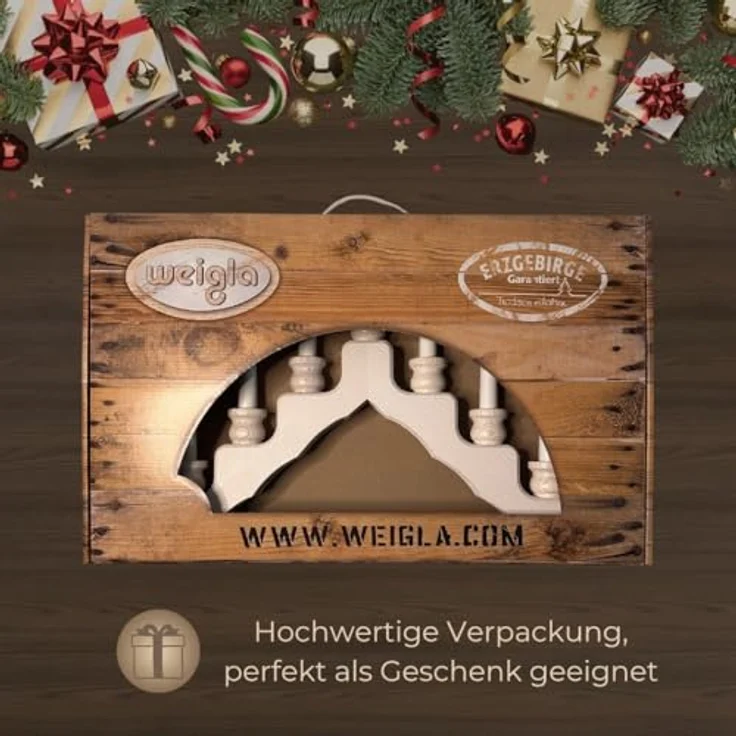 Weigla LED Lichterbogen Schwede, Made in Germany (1-tlg), 7-flammig – Bild 8