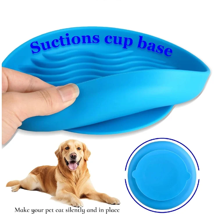 ABC Hunde-Trinkflasche, faltbar, 550 ml, auslaufsicher, blau, für Reisen & Spaziergänge – Bild 3