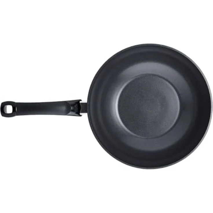 Fissler Wok Ceratal® Orbit Black, Aluminium (1-tlg), gesünderes Kochen mit Antihaft-Effekt, hergestellt ohne PFAS/PTFE – Bild 4