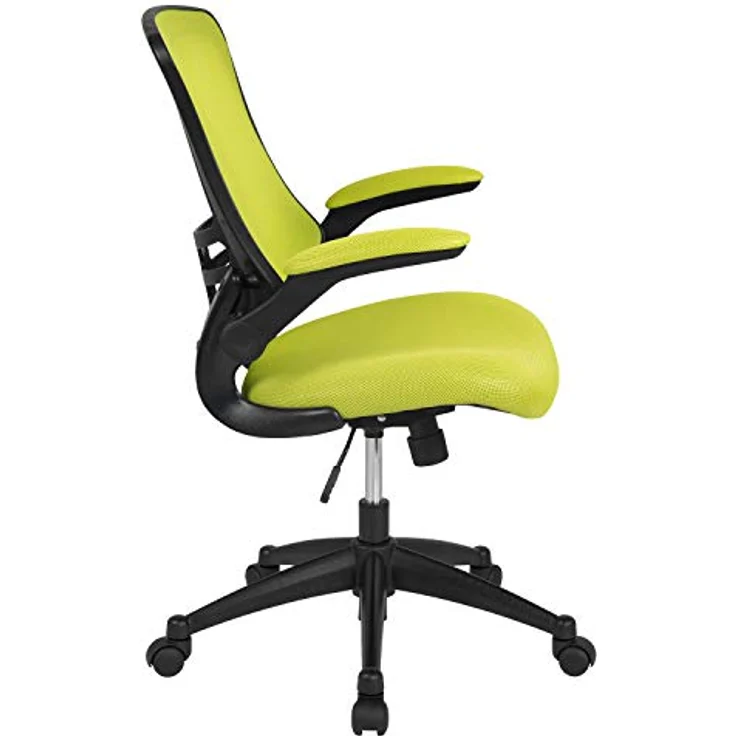 Flash Furniture Bürostuhl, Metall Kunststoff Holzwerkstoff Schaumstoff Netzgewebe Technisches Holz, Grünes Netz, 64. 77x62. 23x104. 78 cm – Bild 9