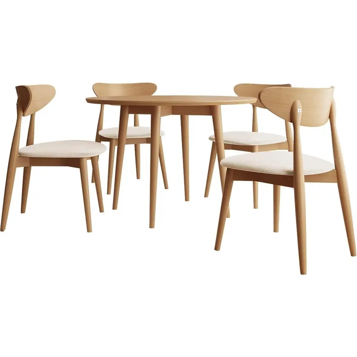 Essgruppe 'Diplodok-01' 100cm Beige Natur/Natur