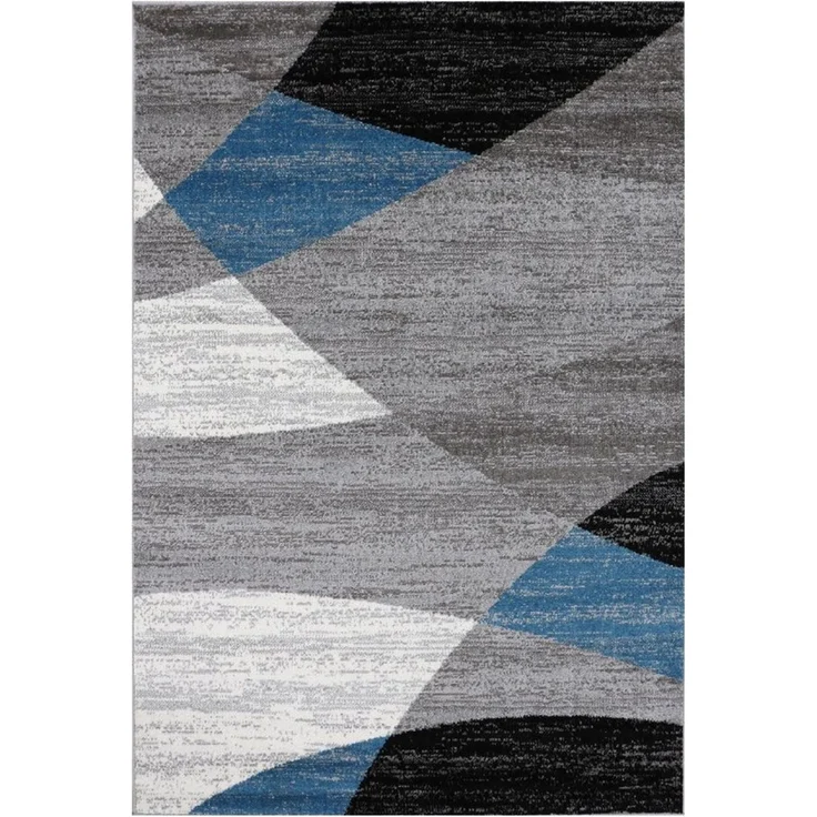 Vimoda Läufer Wohnzimmer Teppich Kurzflor, geometrisches Look, Rechteckig, Höhe: 5 mm, Läufer Moderner Meliert Muster für Küche und Schlafzimmer – Bild 1